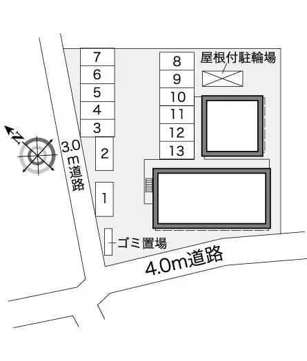★手数料０円★西多摩郡瑞穂町駒形富士山　月極駐車場（LP）
